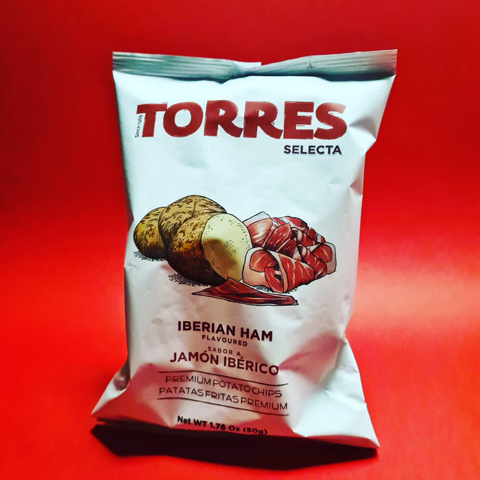 <p>Ibérico Ham Crisps<br>Torres<br>50g</p>