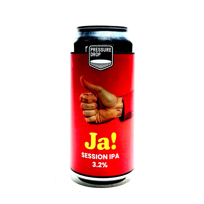 <p>Pressure Drop<br>Ja!<br>Session IPA</p>