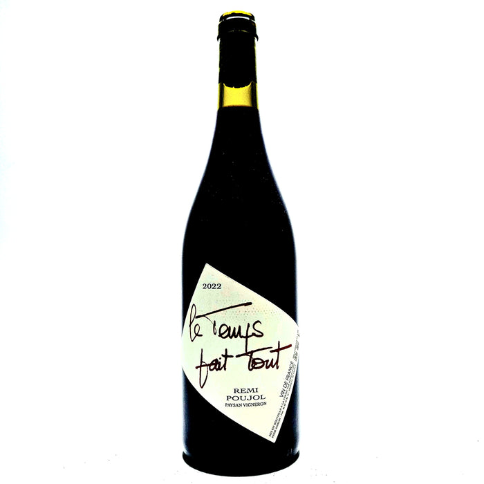 <p>Syrah / Carignan / Grenache<br>Le Temps Fait Tout Rouge 2022<br>Poujol</p>