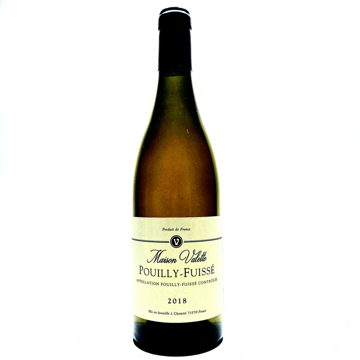 <p>Chardonnay<br>Pouilly Fuisse 2018<br>Maison Valette</p>