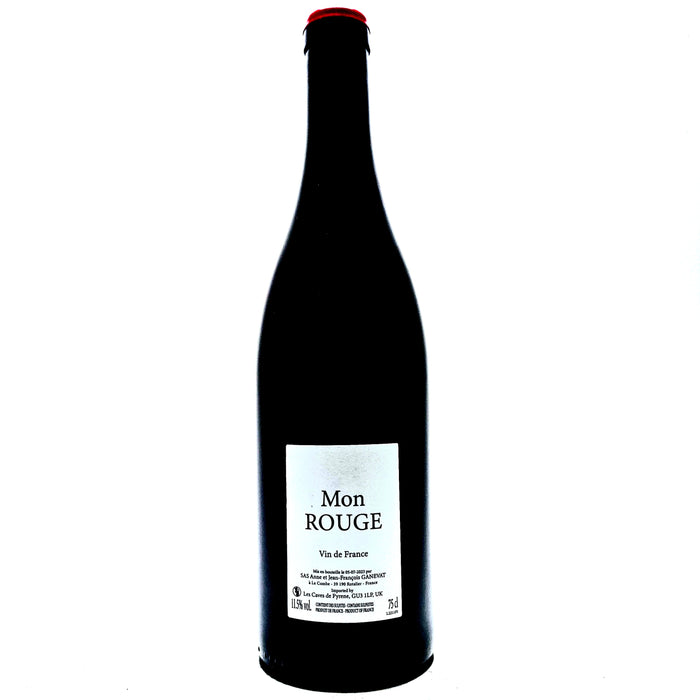 <p>Pinot Noir<br>Mon Rouge 2022<br>Anne & Jean-Francois Ganevat</p>