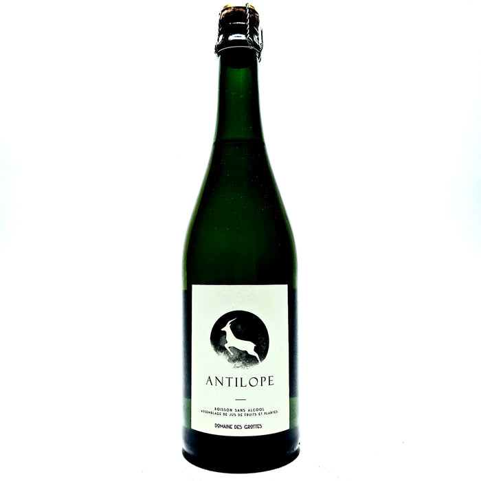 <p>Non-Alcoholic Malvasia Juice with Citrus & Pine<br>Antilope 2024<br>Des Grottes</p>