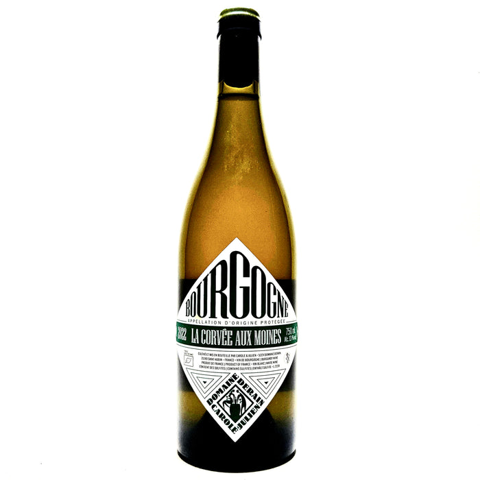 Chardonnay La Corvée Aux Moines 2022 Domaine Derain Julien Altaber Carole Schwab French Organic Natural White Wine Bourgogne Saint Aubain Burgundy France