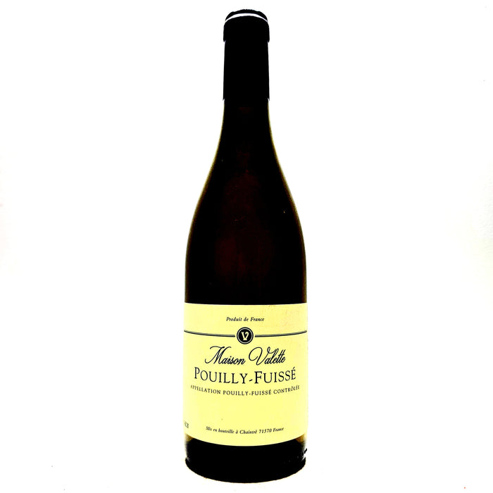 Chardonnay Maison Valette Philippe Valette Pouilly Fuisse French Organic Natural White Wine Bourgogne Burgundy France
