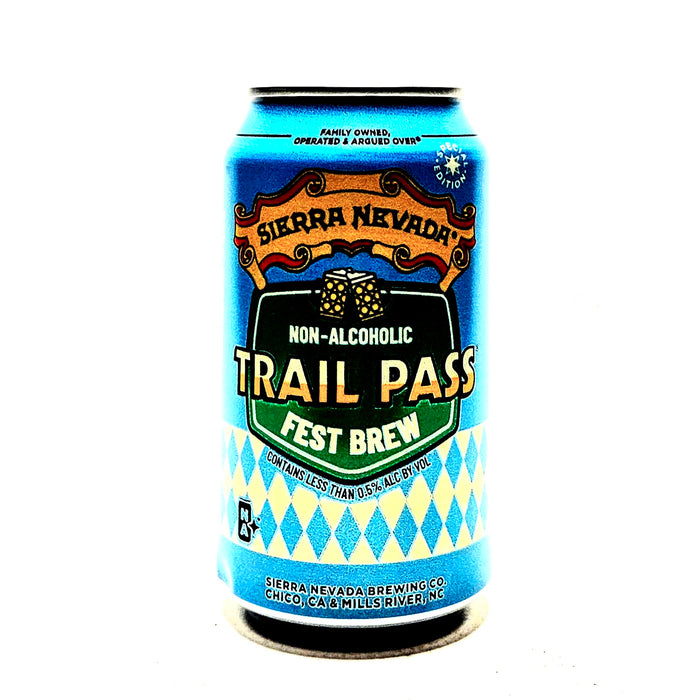 <p>Sierra Nevada<br>Trail Pass Fest Brew<br>Non Alcoholic Lager</p>