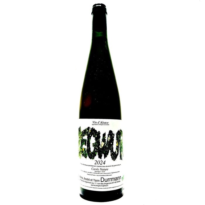 Yann Durrmann Zegwur 2024 Gewurztraminer French organic natural orange skin contact wine Andlau Alsace France