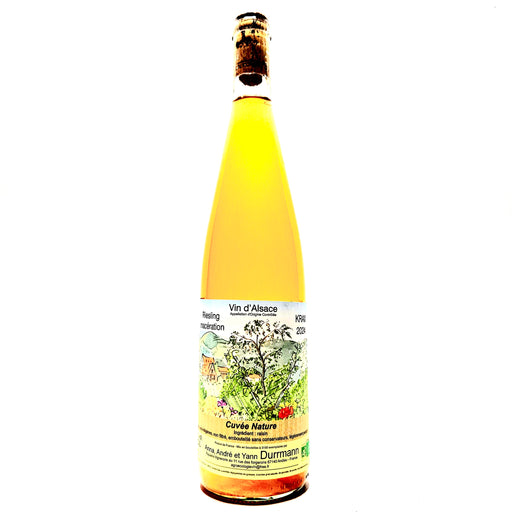 Riesling maceration Yann Durrmann KRAX 2024 French organic natural orange wine Andlau Alsace France