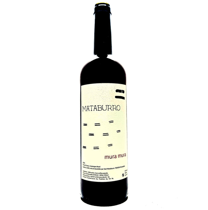 Mataburro Mura Mura 2024 French Organic Natural Rosé WineMerlot Grenache Muscat Mouvedre Laurent Roger Rivesalte Roussillon France