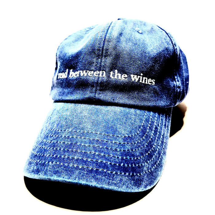 <p>Read Between The Wines<br>Denim Baseball Cap</p>