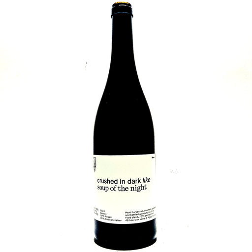 Reichensteiner Regent Crushed in Dark like Soup of the Night 2024 Leisure Wine English Organic Natural Red WIne Sussex England UK