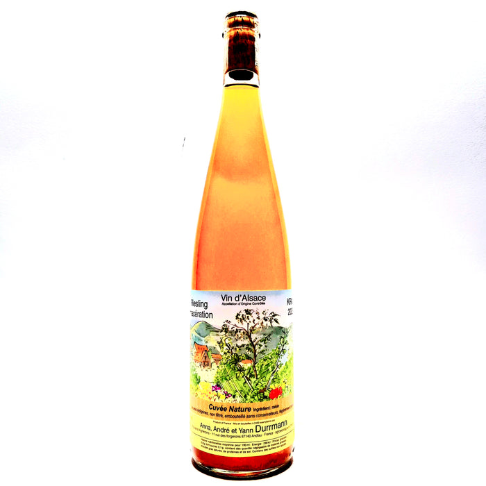 Buy Yann Durrmann Krax 2025 Riesling French Organic Natural Skin Contact Orange Wine Andlau Alsace France