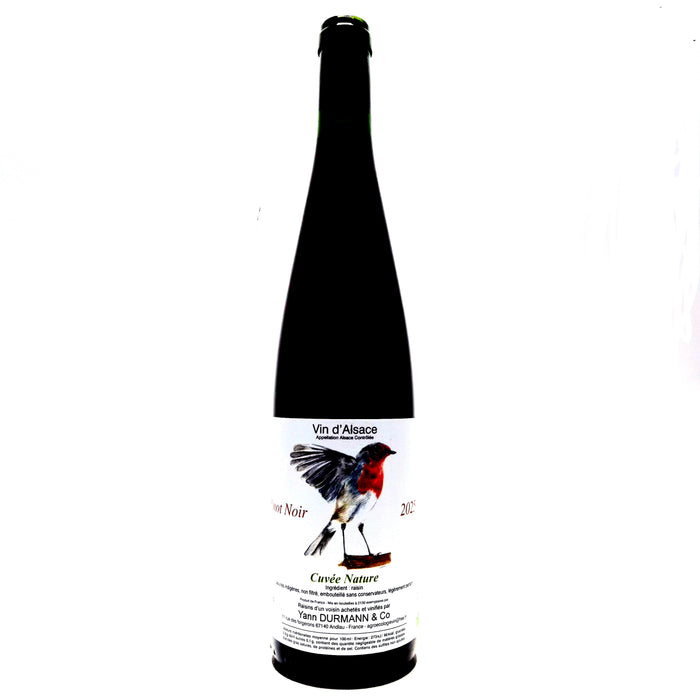 Yann Durrmann Rouge Gorge 2025 French Organic Natural Red Pinot Noir wine Andlau Alsace France