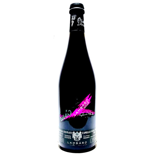 Lambaro 2025 Camillo Donati Lambrusco Maestri Italian Organic Natural Lambrusco Maestri Sparkling Red Wine Parma Emilia Romagna Italy